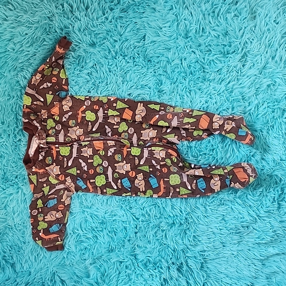 Carter's 6-month nature Wilderness animal footed sleeper
